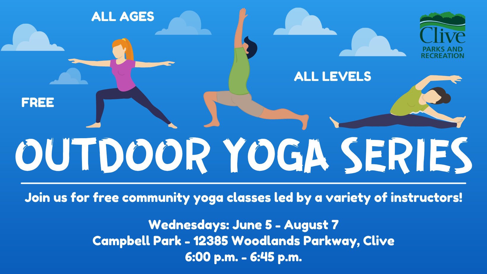 Clive 2024 Outdoor Yoga Series