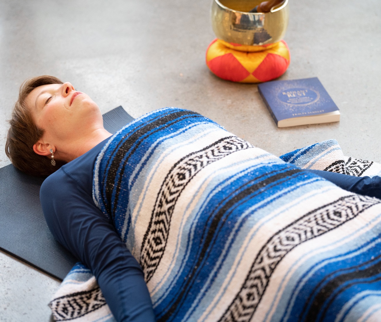 Mary at Yoga Nidra - Rest in the Heart