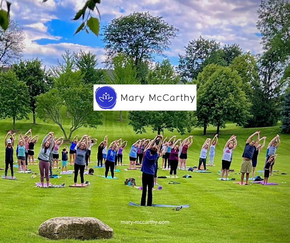 Mary McCarthy Outdoor Yoga in Clive